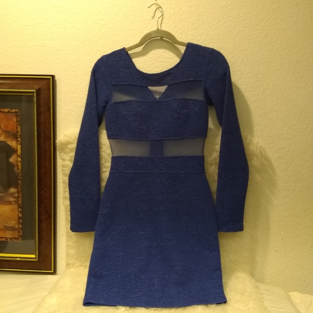 💙 BCBGeneration Deep Navy Blue 🍸 Sexy Mini Dress